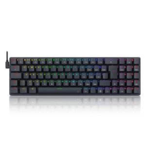 Teclado Mecanico Gamer Ashe Pro RGB Preto Switch Marrom