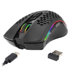 Mouse Gamer Redragon Storm Pro RGB Wireless Preto