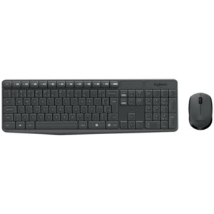 Kit Teclado e Mouse Logitech Wirelles Mk235