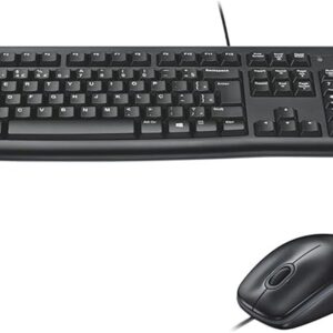 Kit Teclado e Mouse Logitech Mk120 USB