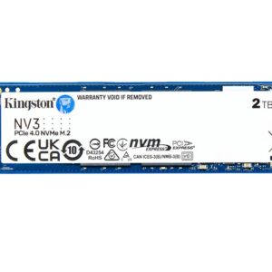SSD M.2 2TB Kingston Nv3 Nvme Pcie Snv3S/2000G 6000/5000 Mb/s