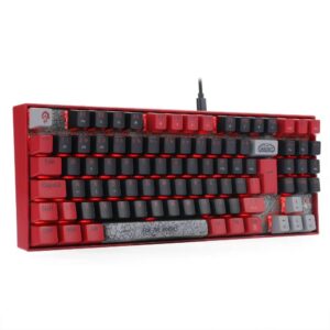 Teclado Mecanico Horda Do World Of Warcraft Preto E Vermelho