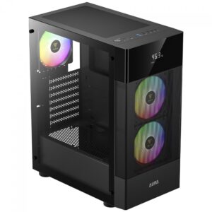 Gabinete Gamer Gamdias Aura Gc5 Argb Preto Com 3 Fan