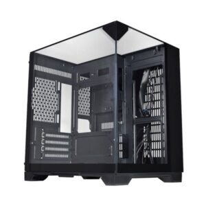Gabinete Gamer Kmex Aquario Cgk3D3 Visao Infinita Preto Micro Atx Sem Fan