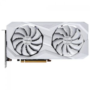 Placa De Video Radeon RX 6600 8GB Asrock Challenger White, Gddr6, Fsr, Ray Tracing, Branco, 90 Ga4Uzz 00Uanf