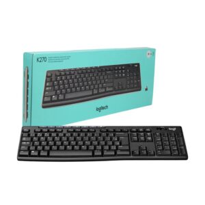 Teclado Logitech K270 Sem Fio Preto Padrao Brasil
