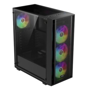 Gabinete Gamer Gamdias Aura Gc2 Elite Argb Preto