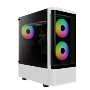 Gabinete Gamer Talos E3 Cg Preto Com 3 Fan