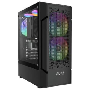 Gabinete Gamer Gamdias Aura Gc7 Argb Preo Com 3 Fan