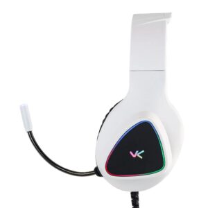 Fone De Ouvido Headset Gamer Chroma USB 7.1 RGB Branco   Gh802