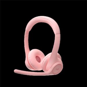Headset Logitech Zone 300 S/Fio Bluetooth Rosa