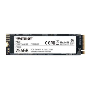 SSD 256GB M.2 2280 Pcie Gen3 X4 Nvme 1.3 Patriot P300