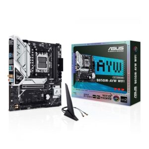 Placa Mae Asus B650m Ayw Wifi, AMD AM5 DDR5