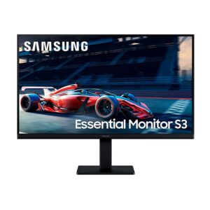 Monitor Gamer Samsung S3 24" Fhd, IPS 100Hz, HDMI e Vga, Preto Ls24D300