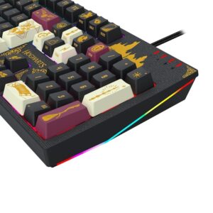 Teclado Mecanico Gamer Harry Potter Amsa Hogwarts HP 592Rgb
