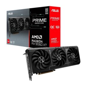 Placa De Vídeo Asus AMD Radeon RX 9060 Xt Prime Oc, 16GB, Gddr6, Fsr, Ray Tracing, 90Yv0Lf1 M0Na00