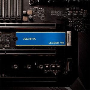 SSD Adata Legend 710, 512GB, M.2 2280 Pcie Gen3X4, Nvme 1.4, Leitura 2.400 MB/S E Gravacao 1.800 MB/S, Azul   Aleg 710 5