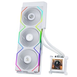 Water Cooler Hydroshift Lcd 360Tl Branco Com Argb E Display