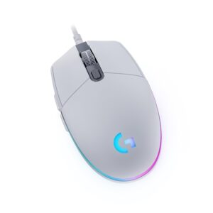 Mouse Optico USB Gamer G203 Lightsync Branco Logitech