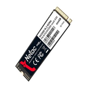 SSD 512GB Nv2000 Pcie 3 X4 M.2 2280 Nvme Netac Nt01Nv2000 512 E4x Ate 2500/1950 Mb/s