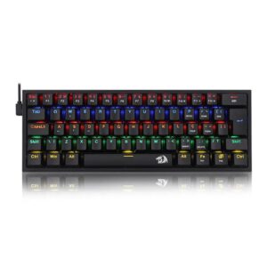 Teclado Mecanico Gamer Fizz RGB Preto Switch Marrom