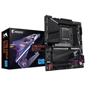 Placa Mae Modelo Z790 Aorus Elite, DDR5, Socket Intel Lga1700, Suporte Para Processadores 14, 13 E 12 Geracao Z790 Aoru