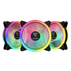 Kit 3 Fans Gamdias Aeolus M2 1203 Lite