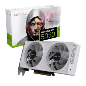 Placa De Vídeo Geforce RTX5050 8GB Black Gf 1 Click Oc White 128Bits Gddr6 Galax 55Nsl8Mhczbs