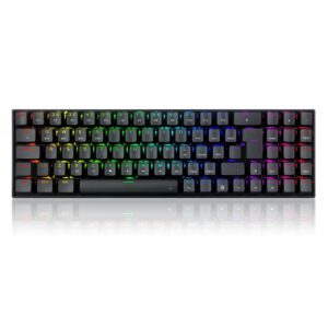 Teclado Mecanico Gamer Zed Pro RGB Preto Switch Marrom