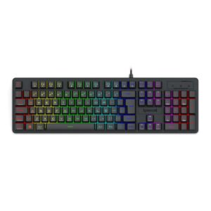 Teclado Membrana Gamer Redragon Netherbane RGB Preto