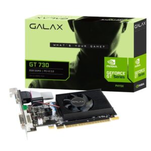 Placa De Vídeo Geforce Gt730 4GB Galax 1x 128 Bits DVI/HDMI/Vga 73Gqf8Hx00Hd