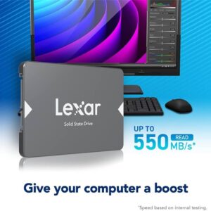 SSD 512GB 2, 5" Sata Iii Ns100 Lexar L.Seq De Ate 550 Mb/s