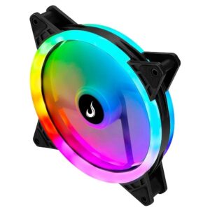 Cooler Fan Rise Mode Galaxy Motherboard 140Mm, Led Argb, 5V, Preto   Rm MB 04 5V