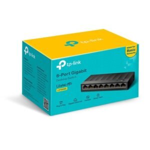 Switch Tp-link de Mesa 8 Portas Gigabit - Ls1008g