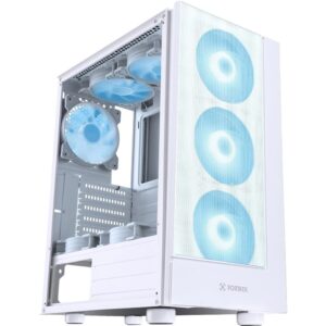 Gabinete Gamer Fortrek Atx Cruiser Branco Com 3 Fans