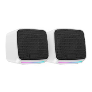 Caixa De Som Force One Explorer White/RGB/USB/3W