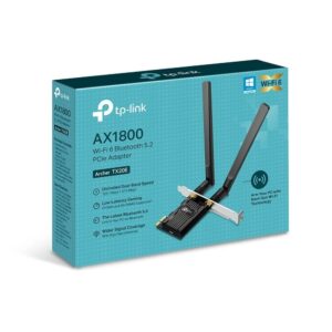 Placa De Rede  Tp Link Pci Archer Tx20E Ax1800  Wifi 6 Bt 5.2