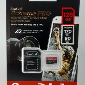 Cartão De Memória Micro Sd  128GB Sandisk Extreme Pro V30 4K