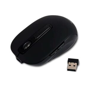 Mouse Multilaser MS500 Wireless 2.4Ghz Bateria Litio Preto Mo277