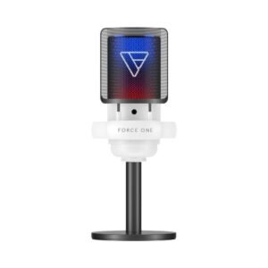 Microfone Force One Hero/ Iluminacao RGB