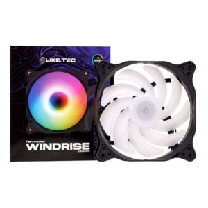 Fan 120Mm Cooler Liketec Windrise Argb Slave   Box