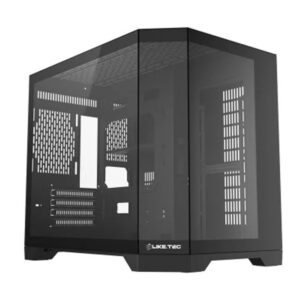 Gabinete Liketec Gamer Ilusion Dark (Sem Fan / Cubo Design / M Atx /Frontal Vidro)