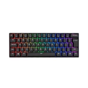 Teclado Mecanico Akko Preto Modelo 3061S Abnt2 Switch Pink