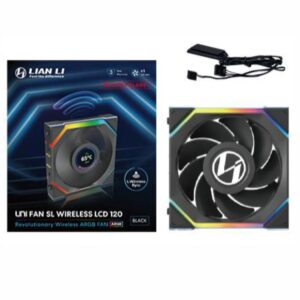 Fan Gamer Uni Fan Sl Wireless 120 Reverse Blade Argb Preto