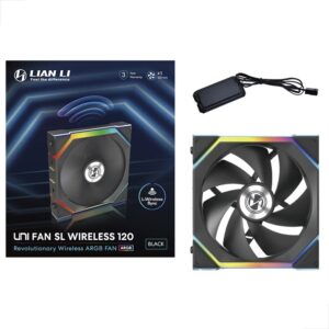 Fan Gamer Uni Fan Sl Wireless 120 Argb Preto