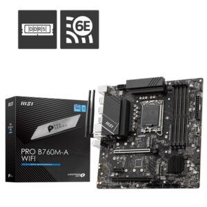 Placa Mãe Msi Pro B760m P DDR5 (Lga1700/HDMI/DDR5/Lan 2.5Gbps)