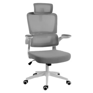 Cadeira Office Redragon Hela Cinza/Branco C214 W