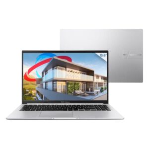 Notebook Asus M1502Ya Nj613 Ryzen 7, Memória 16GB SSD 500GB 15.6" Full HD Cool Silver*
