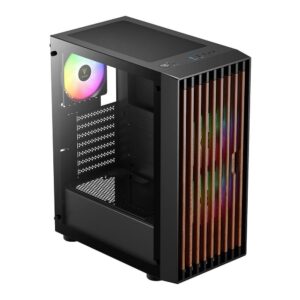 Gabinete Gamer Gamdias Aura Gc4 Elite Argb Preto Com 3 Fan