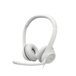 Headset H390 USB Logitech Branco